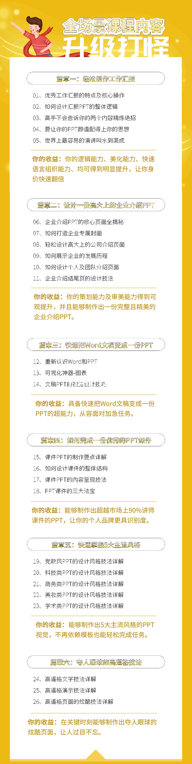 价值99元的《职场PPT设计培训教程》共26节课(图8)