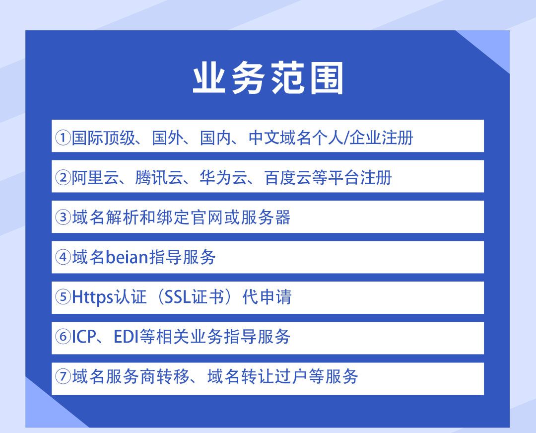国际内cn外com域名注册解析配置阿里腾讯云购买续费申请公司网站(图2)